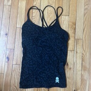 Lululemon and SoulCycle size 10 lightly worn in brand new condition built in bra